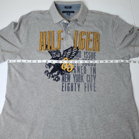 Tommy Hilfiger Spell Out Custom Fit Polo - Picture 9 of 10